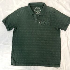 Vintage Y2K Guess graphic polo